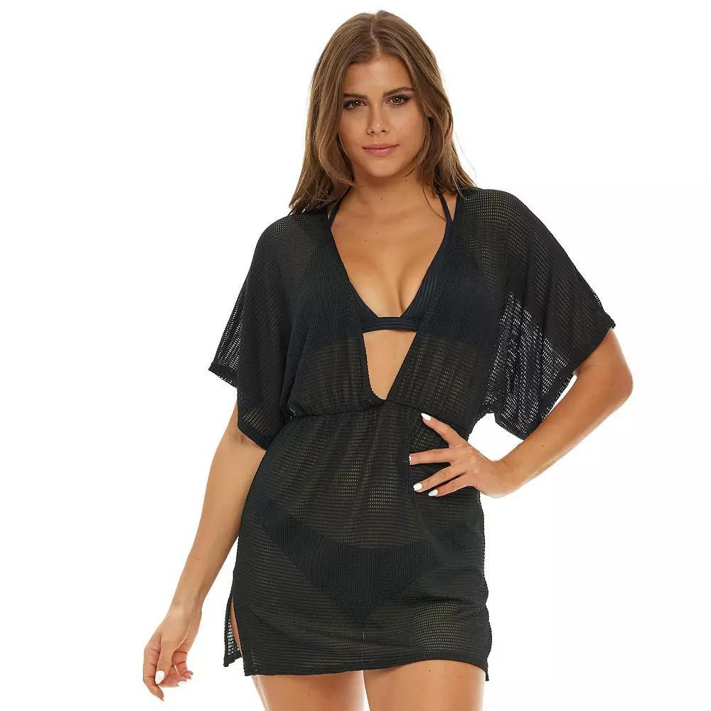 Women's Jordan Taylor Dolman Swim Cover-Up Tunic, Size: Large, Blue Product Image