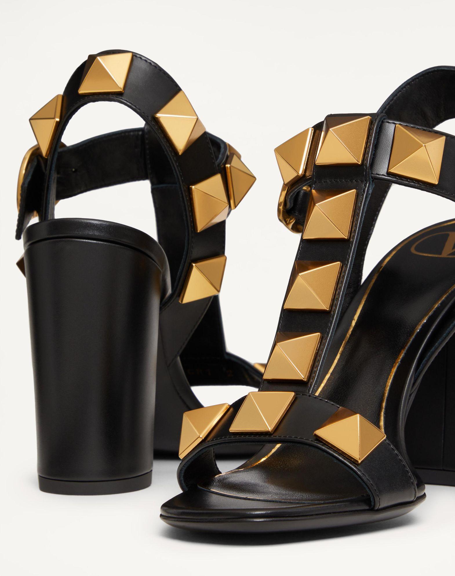 Roman Stud Calfskin Sandal 90 Mm Product Image