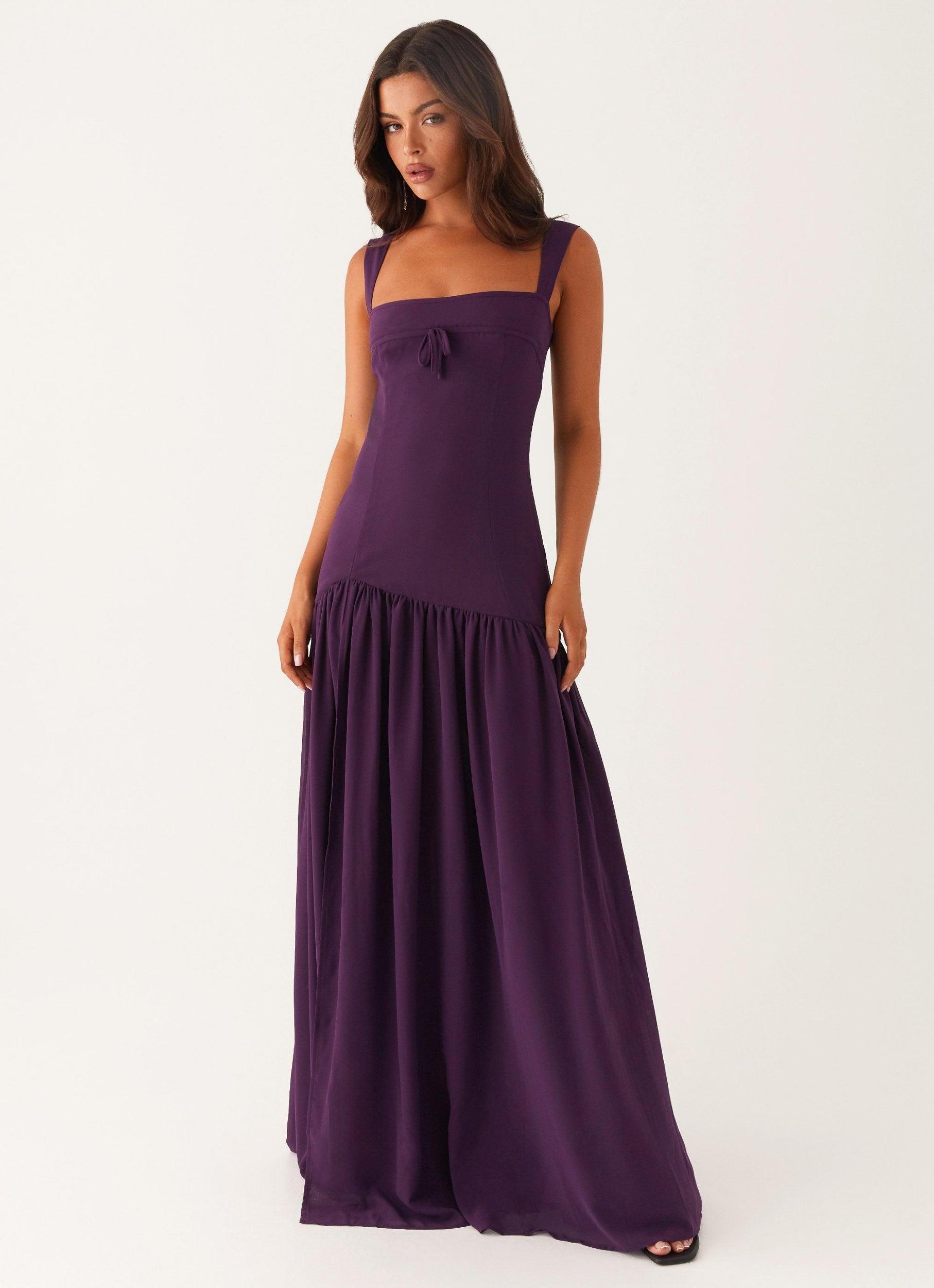 Alberta Maxi Dress - Mulberry Product Image