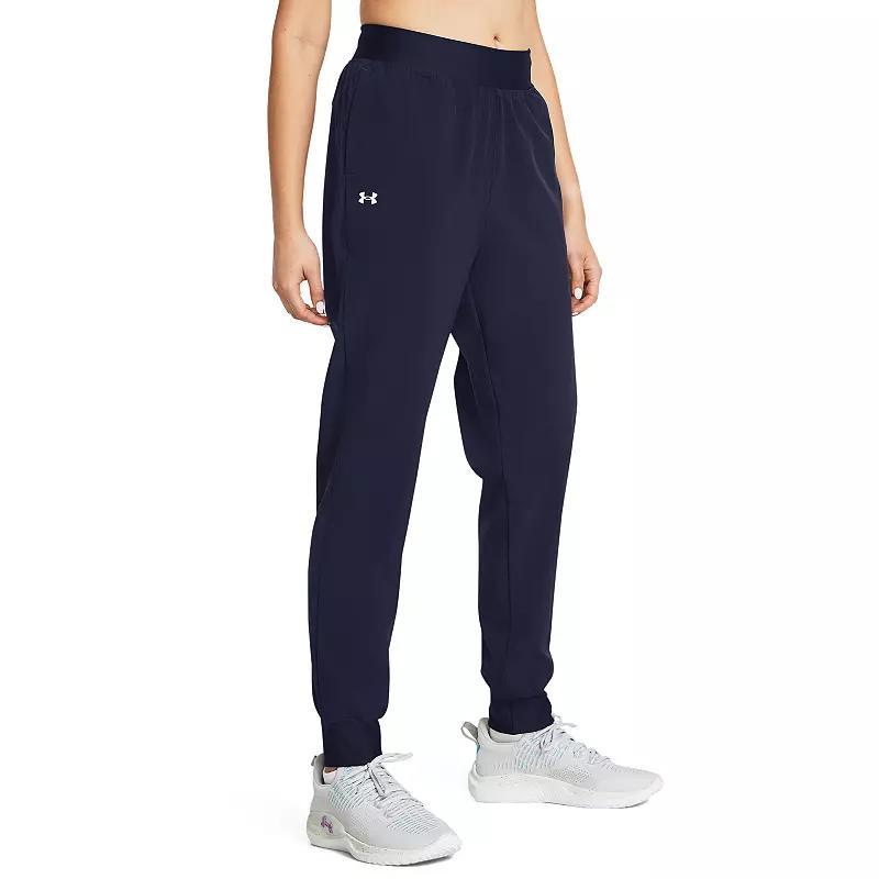 Women's Under Armour Rival Woven Pants, Size: XS, Black Product Image