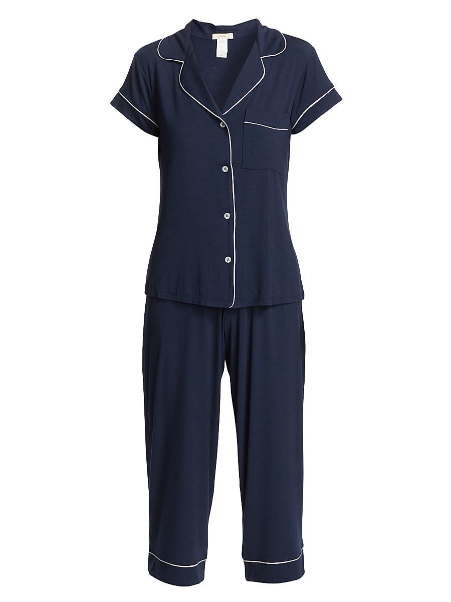 Womens Gisele Cropped Pajama Set Product Image