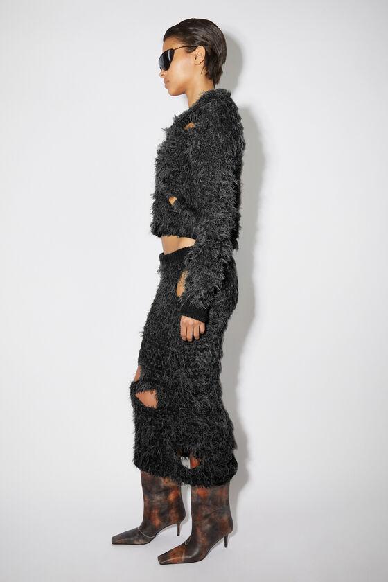 Wool blend cut-out skirt Product Image