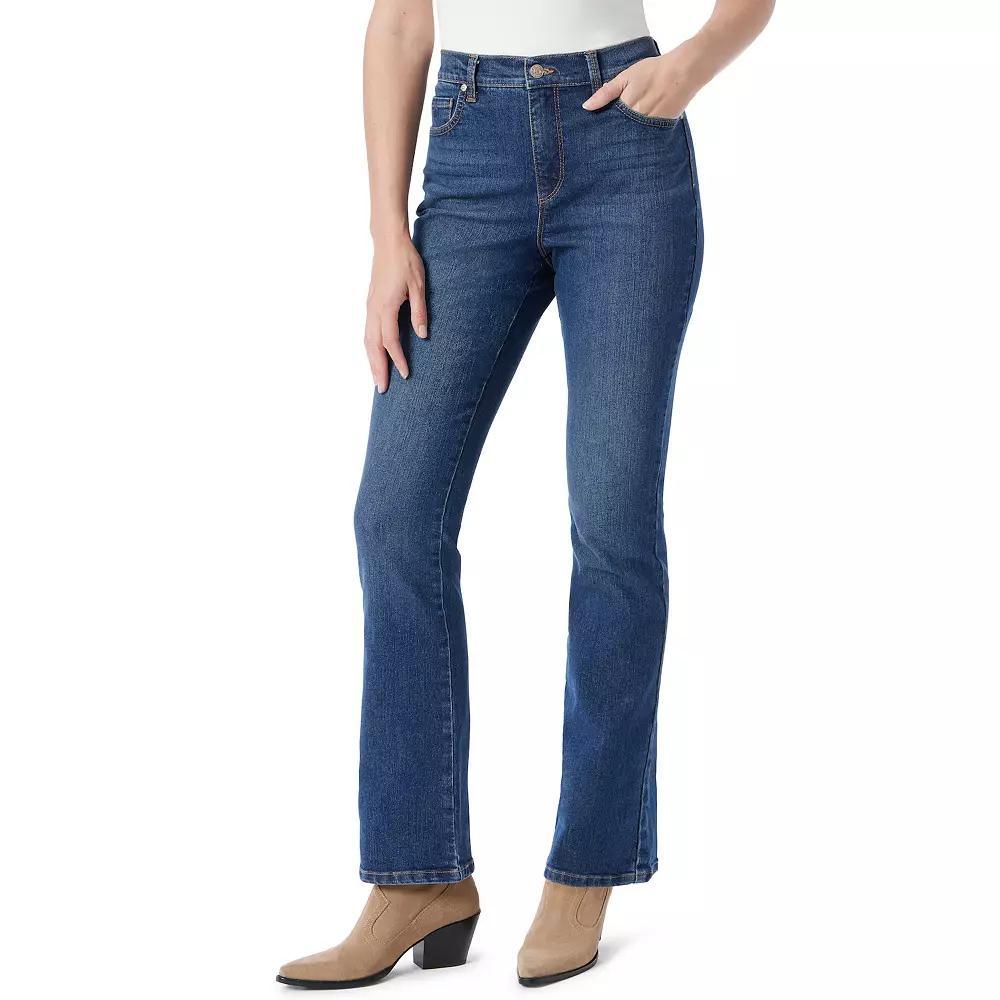 Women's Gloria Vanderbilt Amanda Original Bootcut Jeans, Size: 10, Mead W Whiskers Product Image
