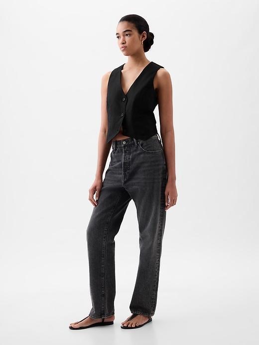 Linen-Cotton Vest Product Image