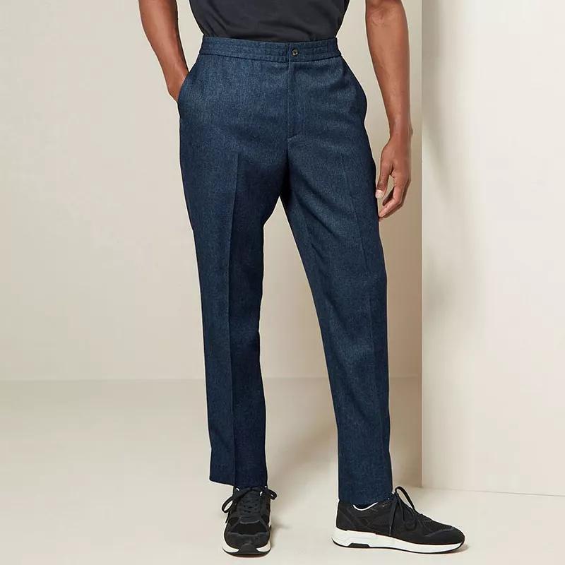 Men's NEXT Jogger Style Trouser Grey, Size: 38, Blue Product Image