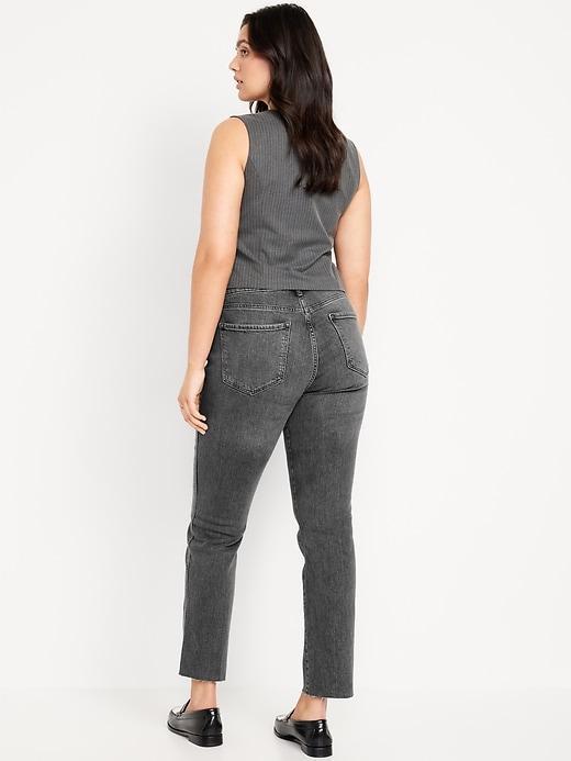 High-Waisted Vintage Slim Jeans Product Image