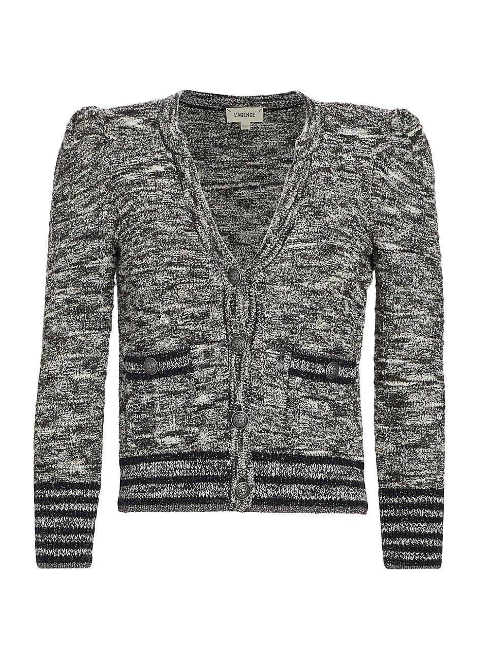 Womens Jenni Waffle-Knit Cardigan Product Image