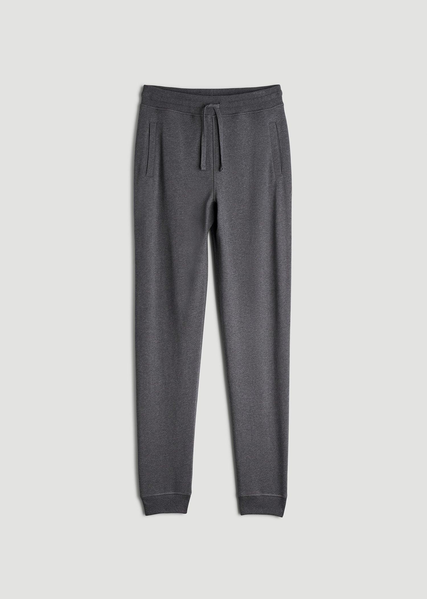 Wearever 2.0 French Terry Joggers for Tall Men in Charcoal Mix Product Image