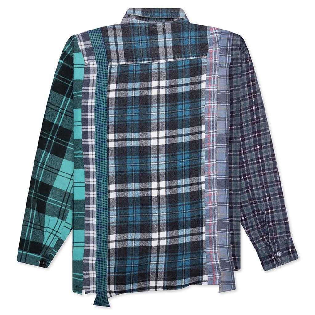 7 Cuts Wide Flannel Shirt - Assorted Male Product Image