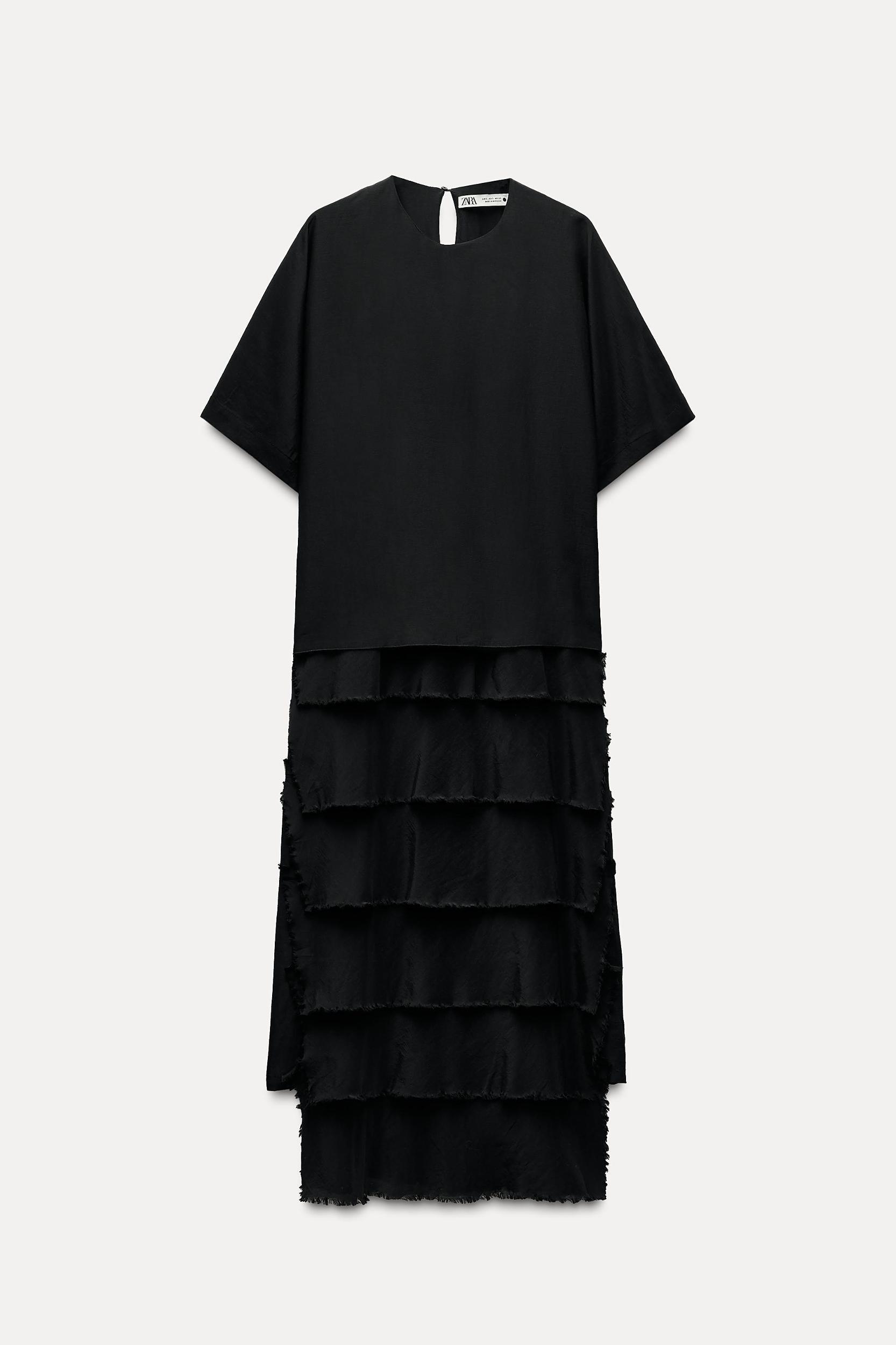 RUFFLED DRESS ZW COLLECTION Product Image
