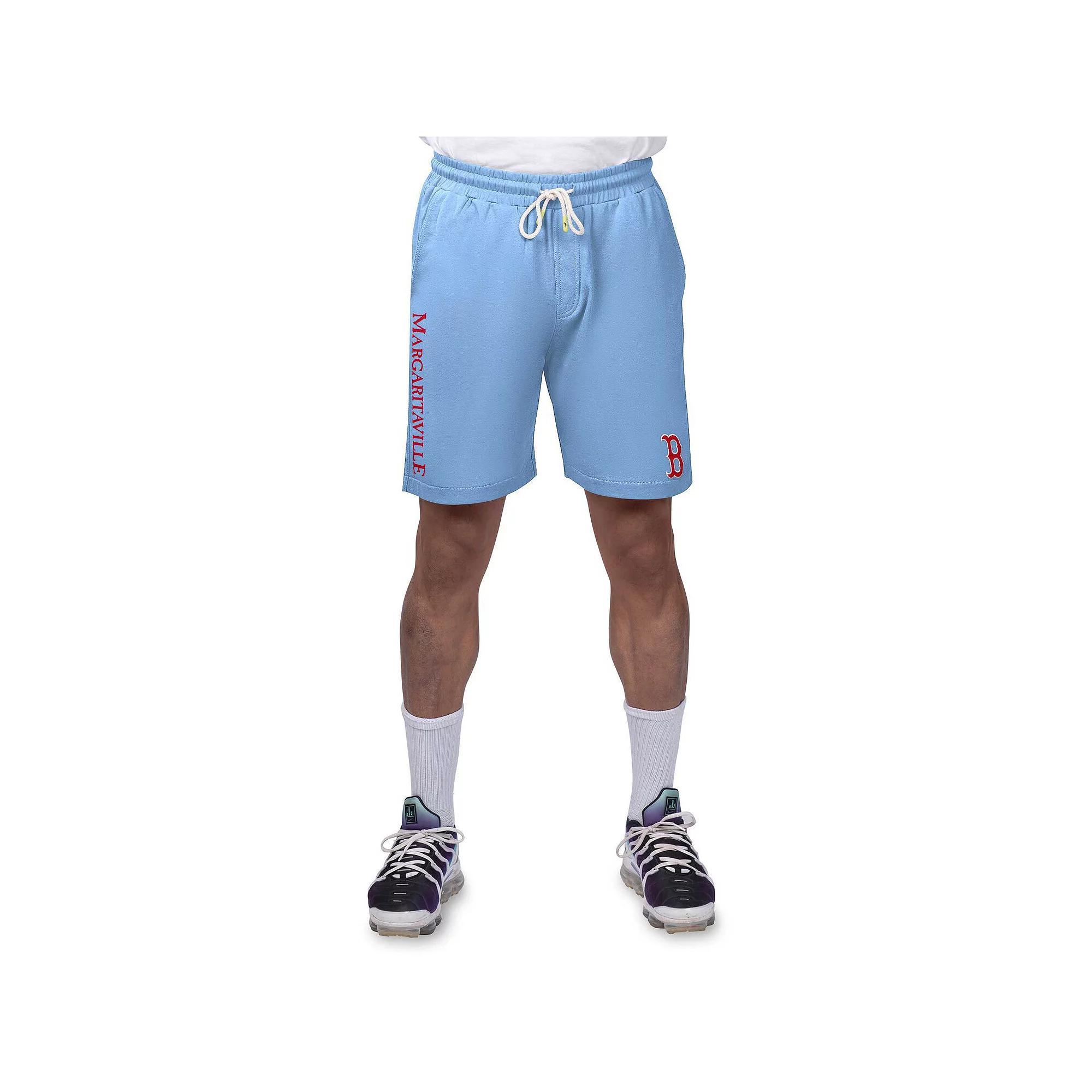 Men's Margaritaville Light Blue Los Angeles Dodgers Peached French Terry Shorts, Size: XL Product Image