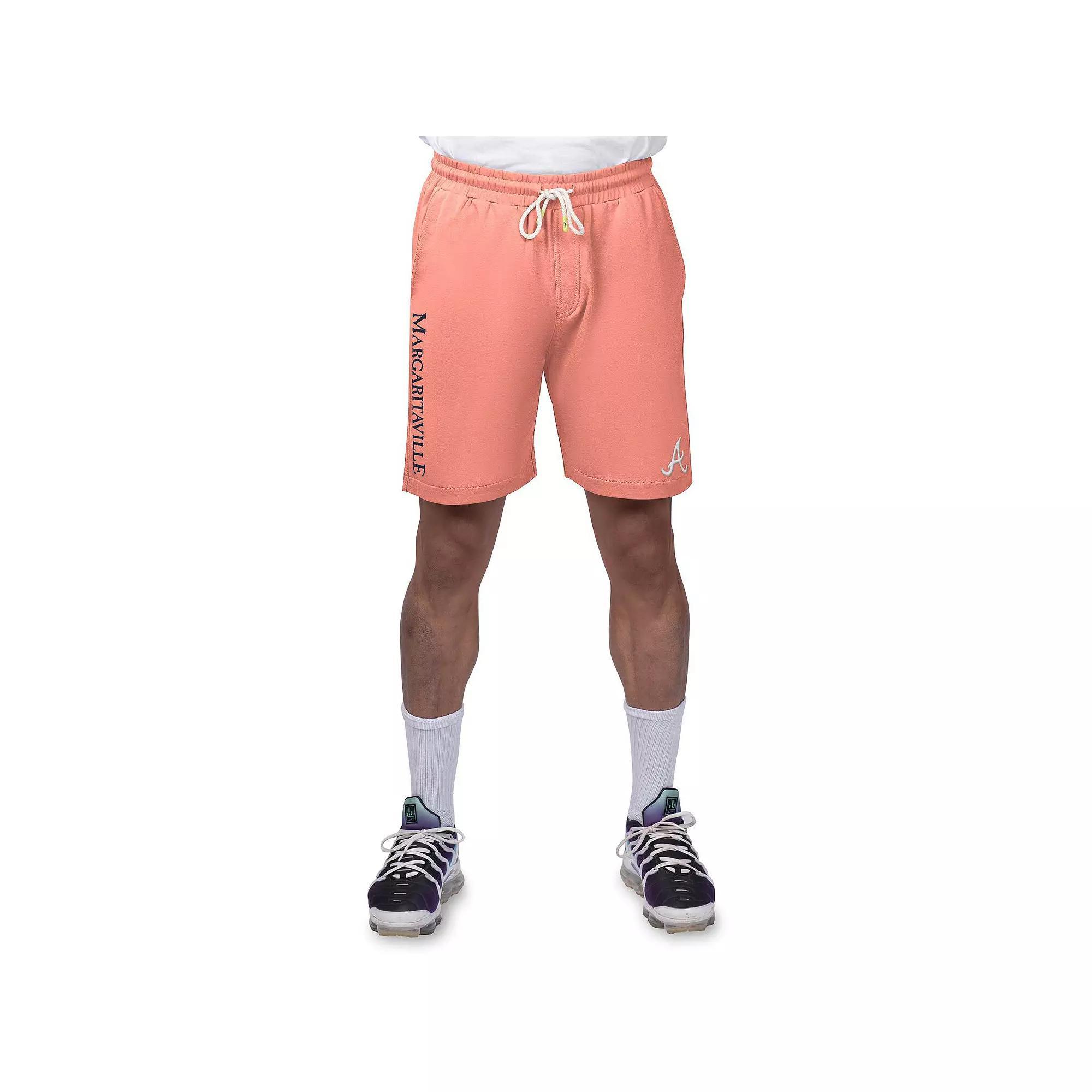 Men's Margaritaville Light Blue Los Angeles Dodgers Peached French Terry Shorts, Size: XL Product Image