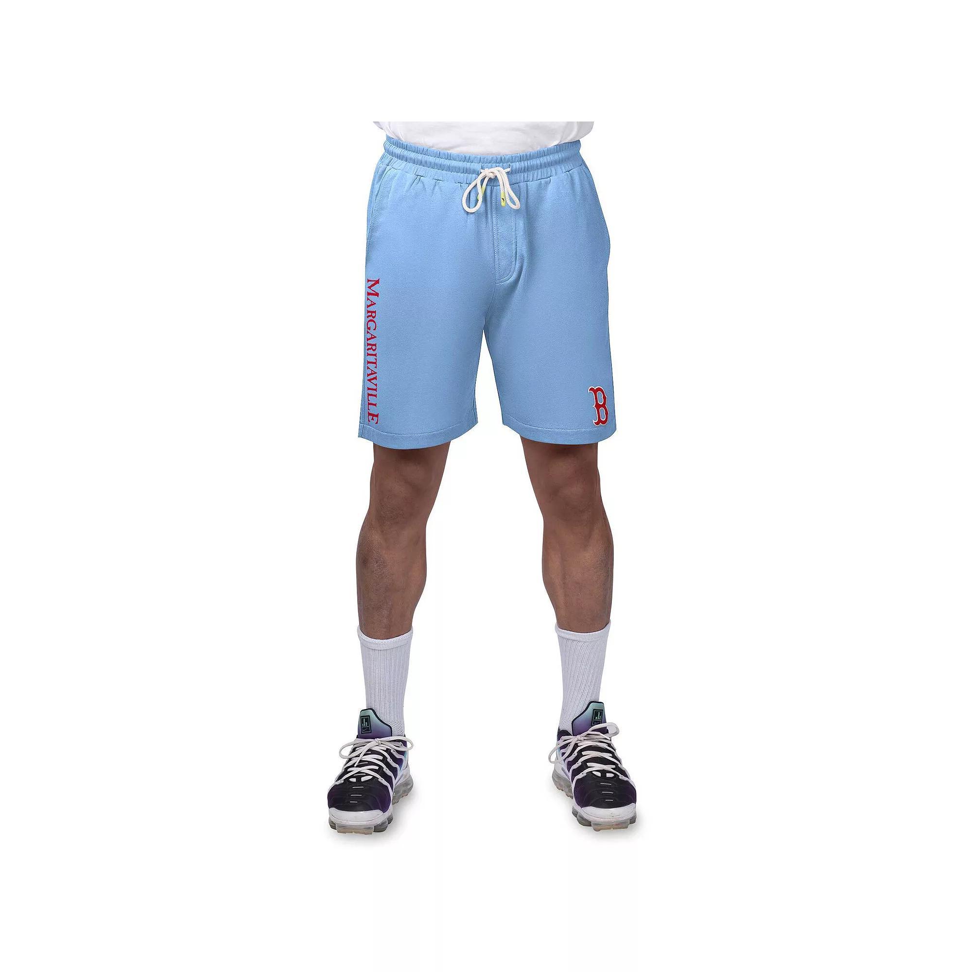 Men's Margaritaville Light Blue Los Angeles Dodgers Peached French Terry Shorts, Size: XL Product Image
