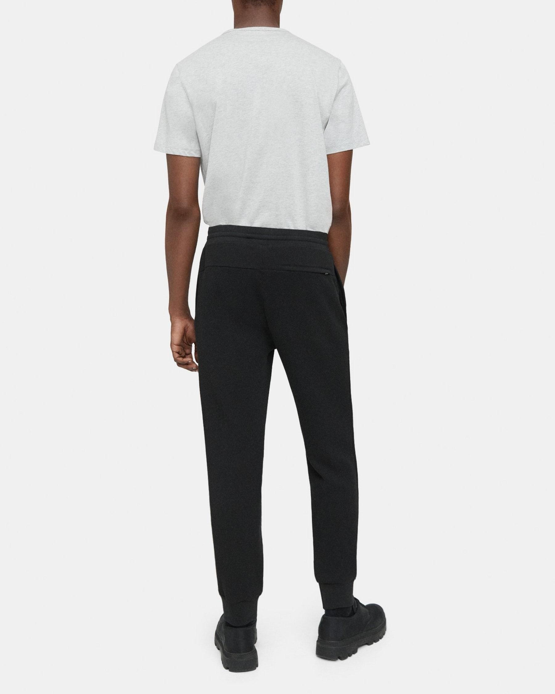 Jogger in Cotton Waffle Knit Product Image