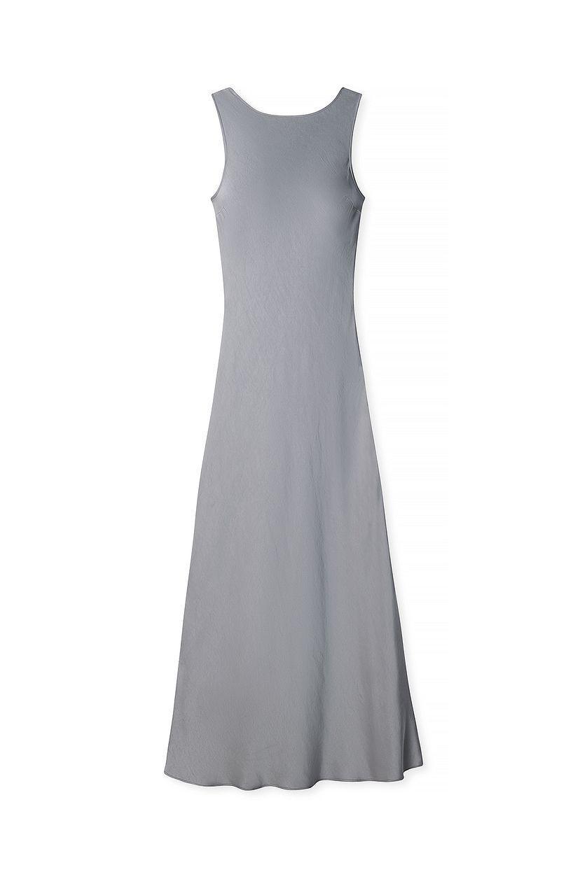 Satin Midi Dress Product Image