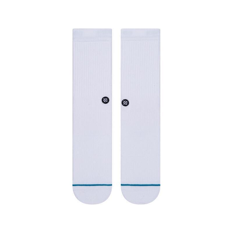 Stance Icon Crew Socks - White/Black Product Image
