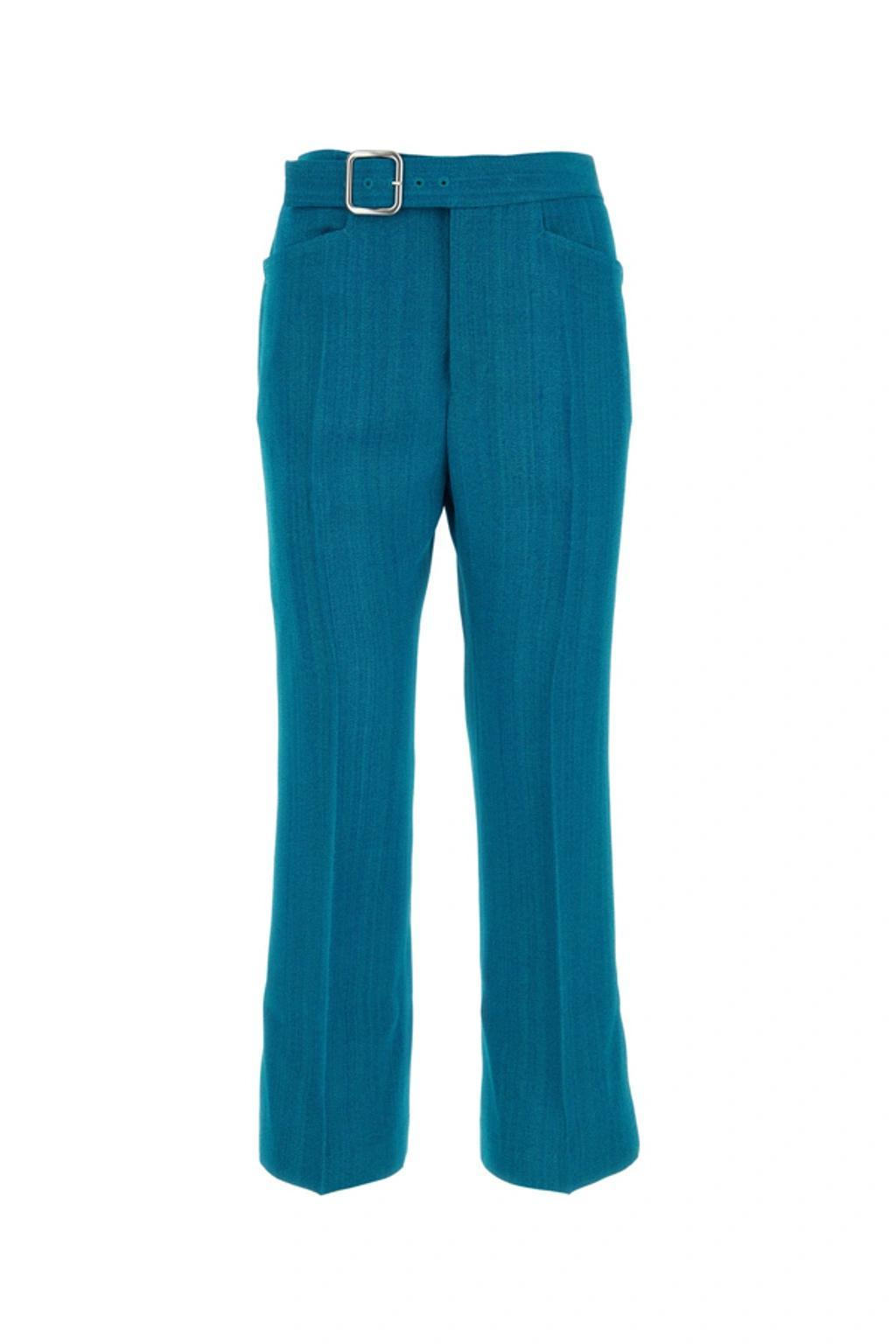 JIL SANDER Pantalone-36t Nd  Female In Cyan Product Image