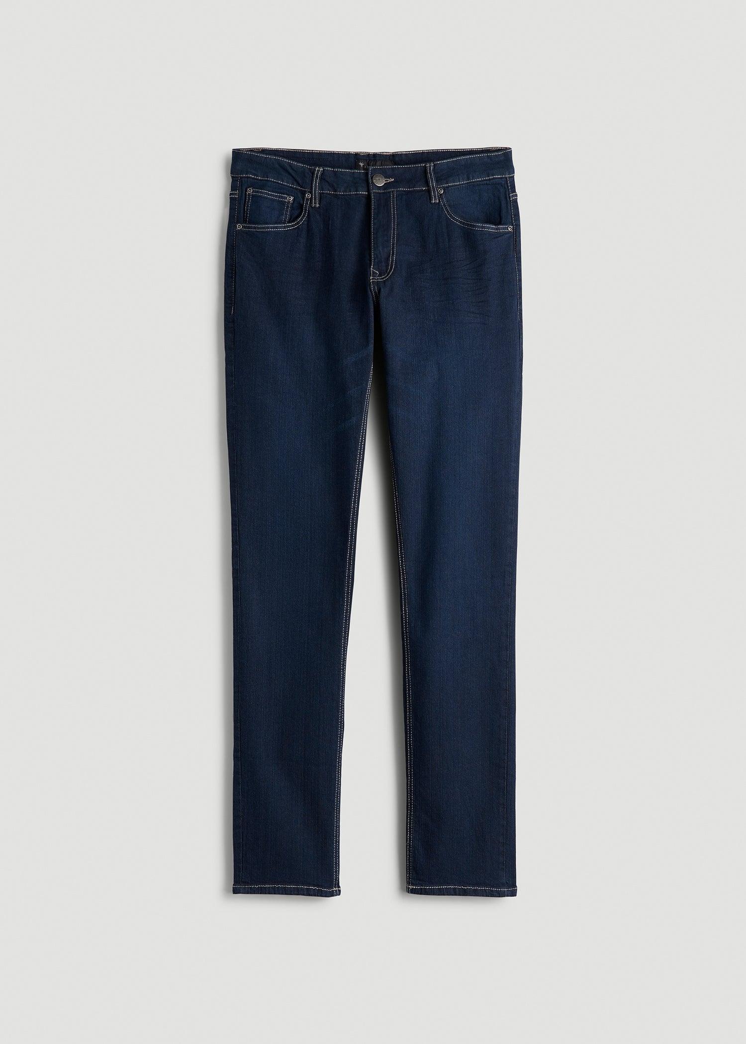 Carman TAPERED Jeans for Tall Men in Blue Steel Product Image