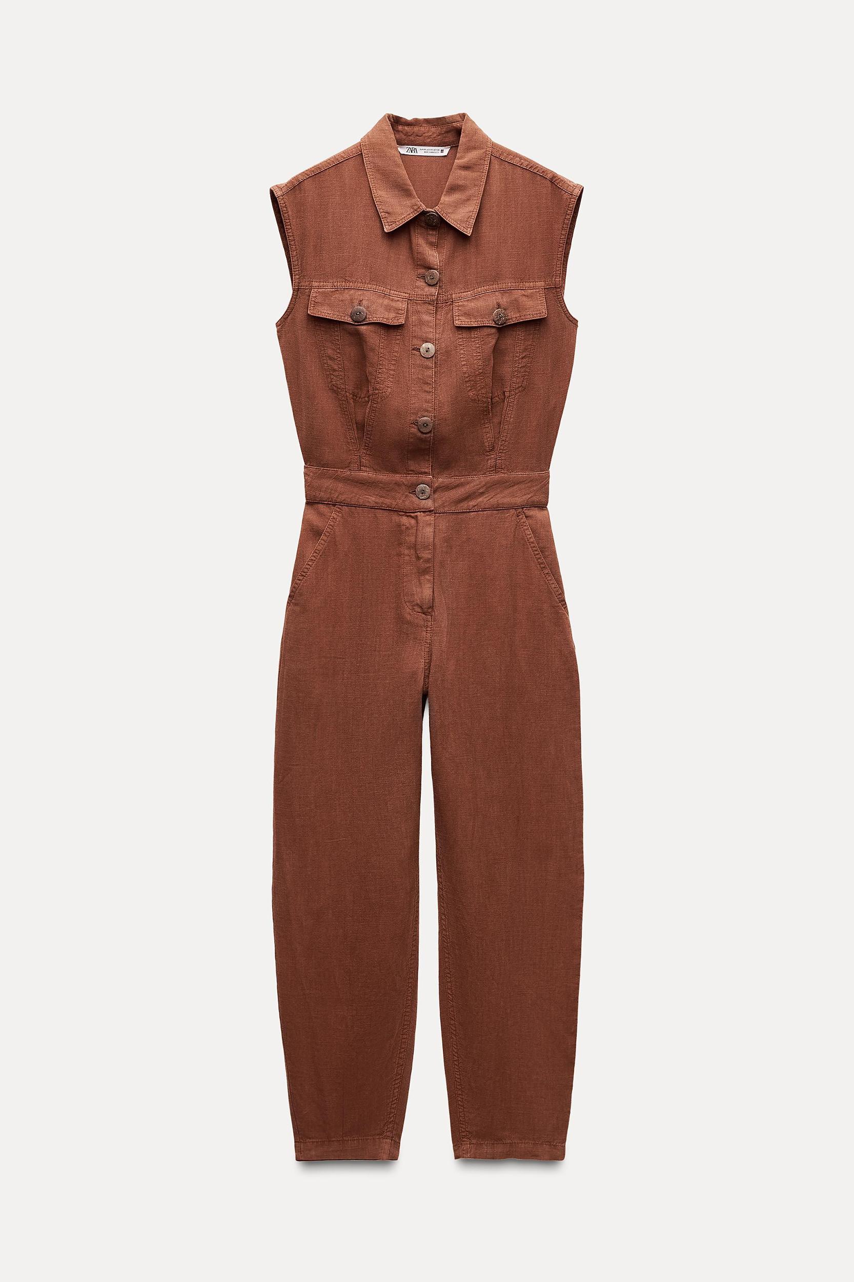 SLEEVELESS BALLOON LEG JUMPSUIT Product Image