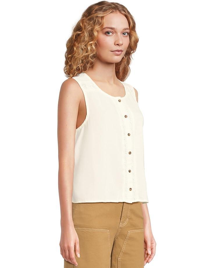 Foothill Pointelle Button Tank Product Image