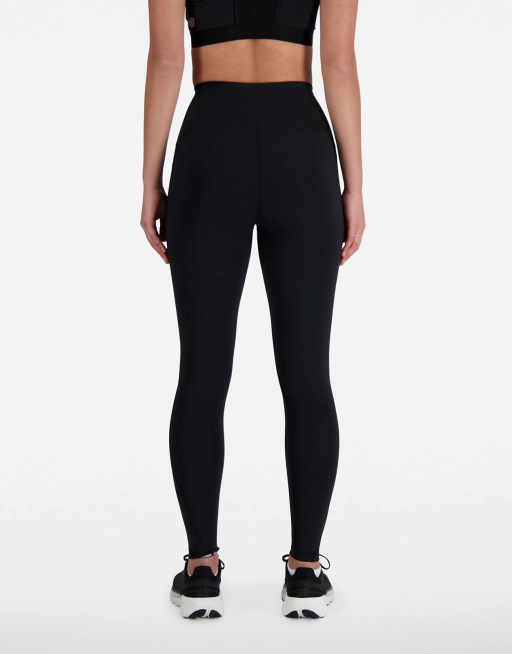 New Balance sport sleek high rise leggings in black Product Image