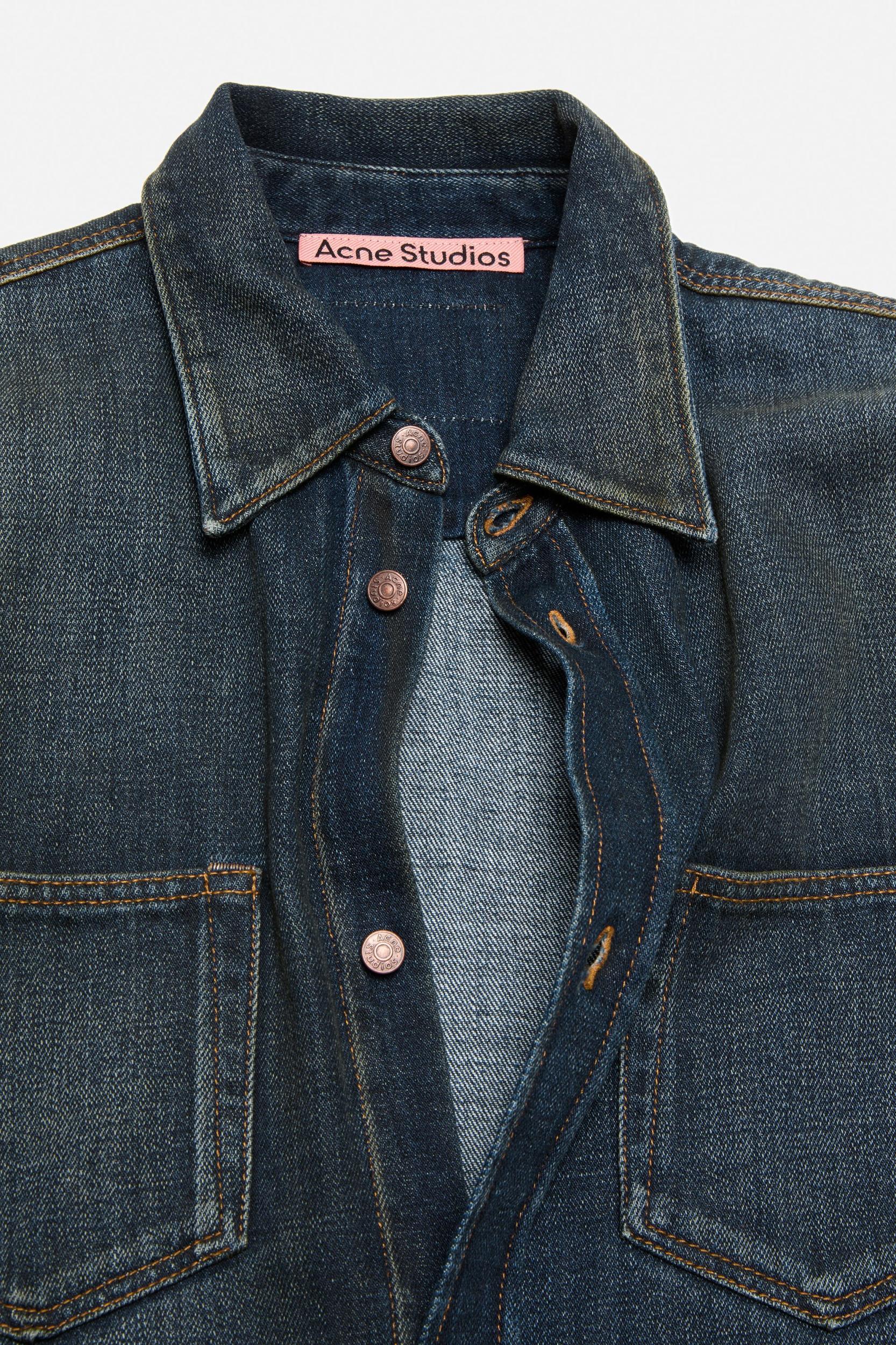 Denim button-up shirt Product Image
