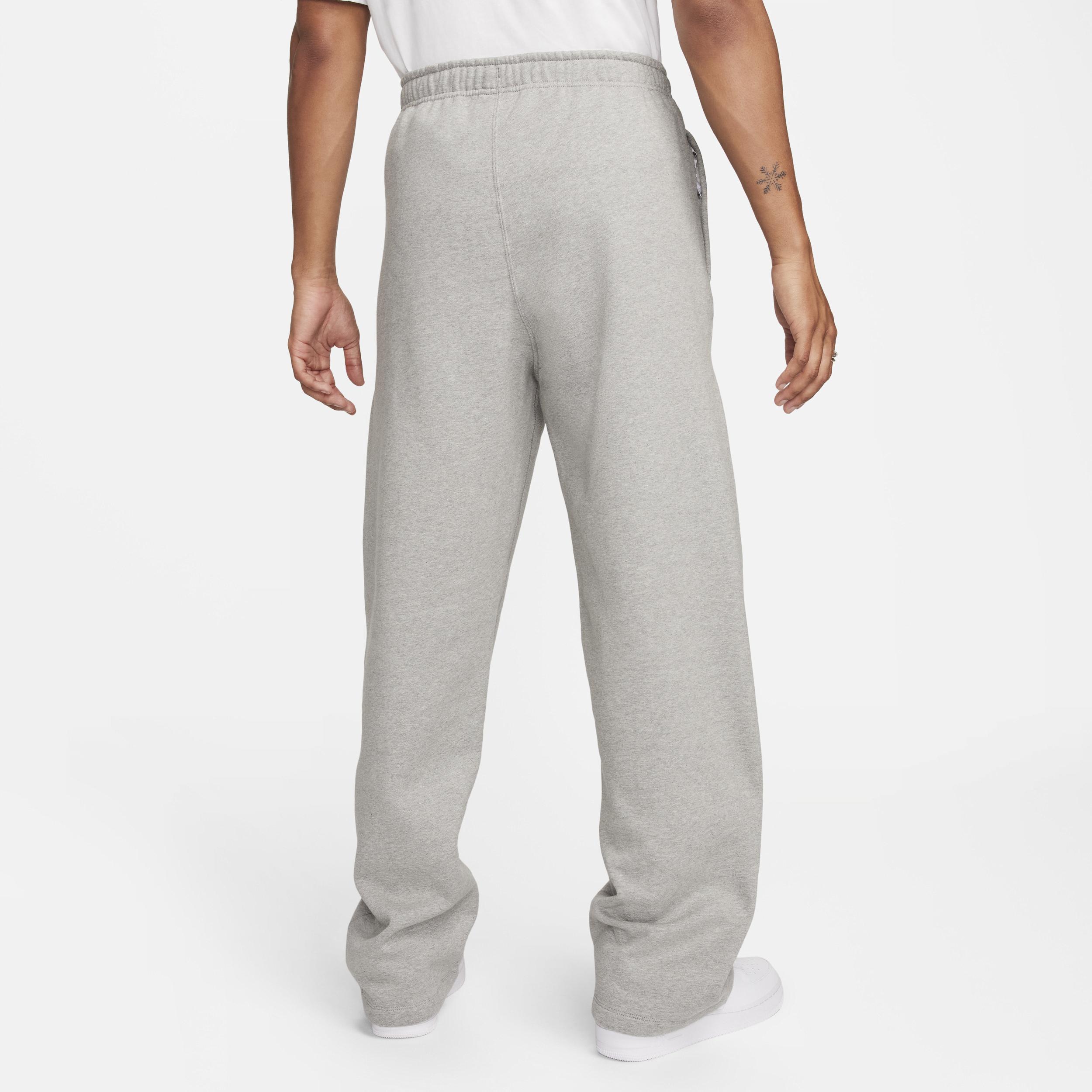 Nike Men's Solo Swoosh Open-Hem Fleece Pants Product Image