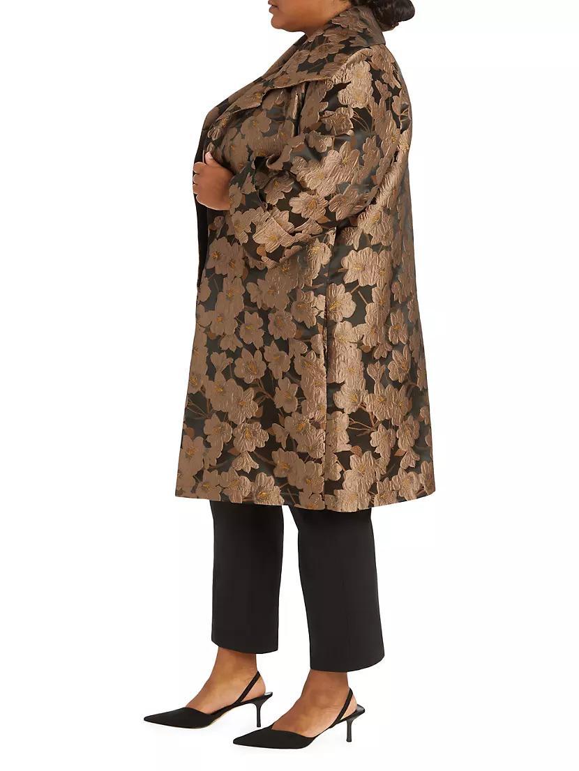 Hillary Jacquard Floral Coat Product Image