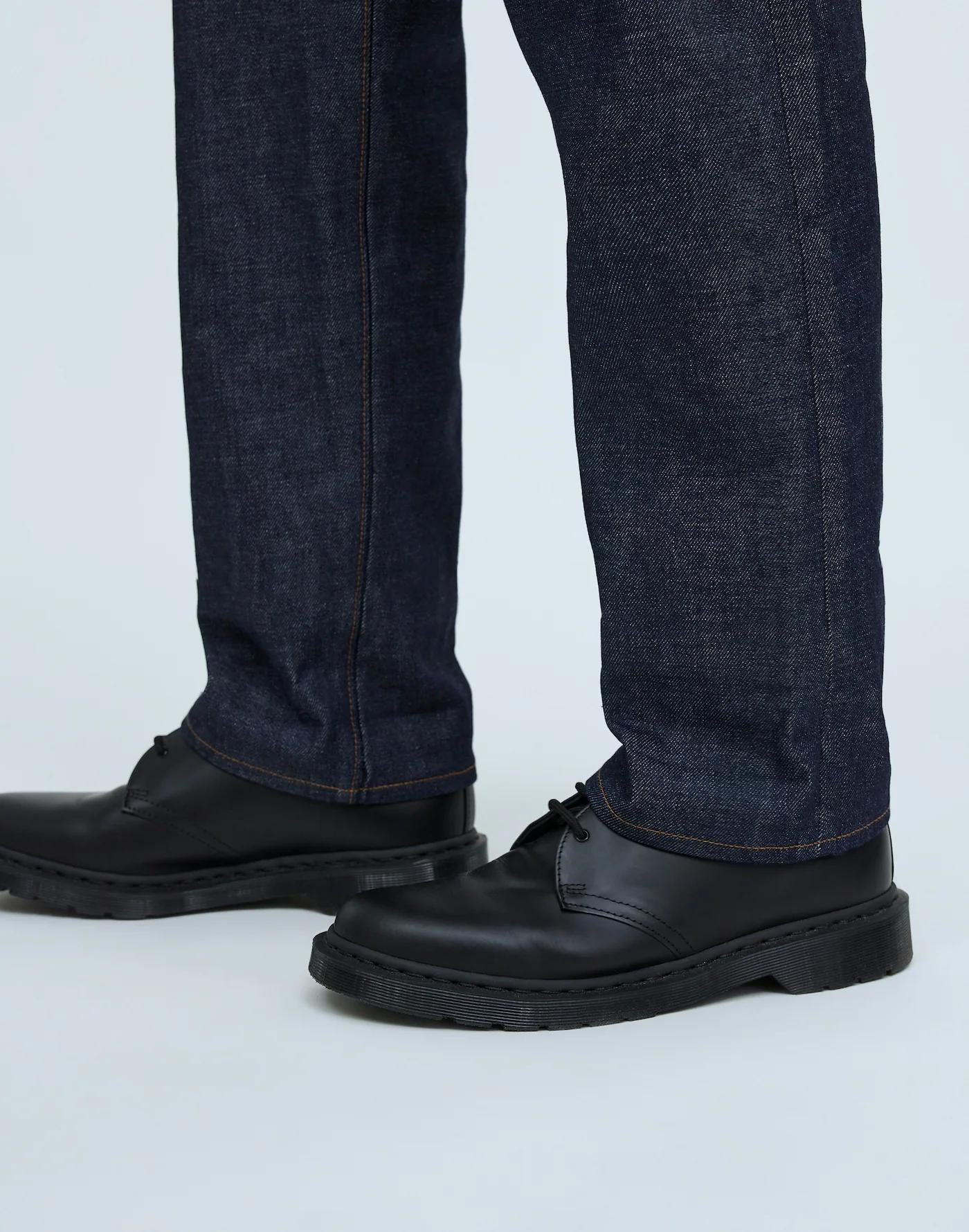 Vintage Relaxed Straight Jeans in Raw Selvedge Product Image