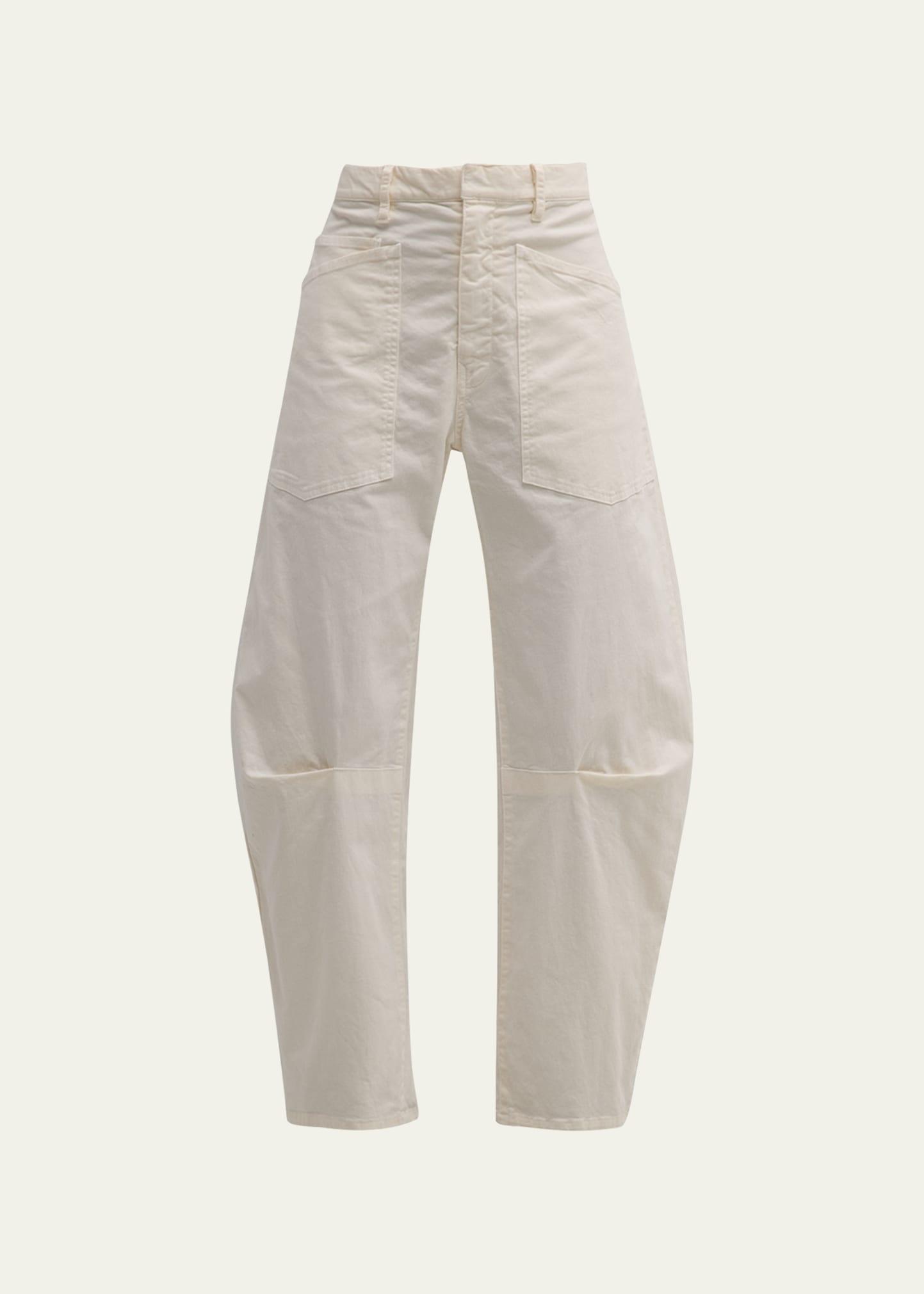 Nili Lotan Shon Twill Pants 0 Product Image