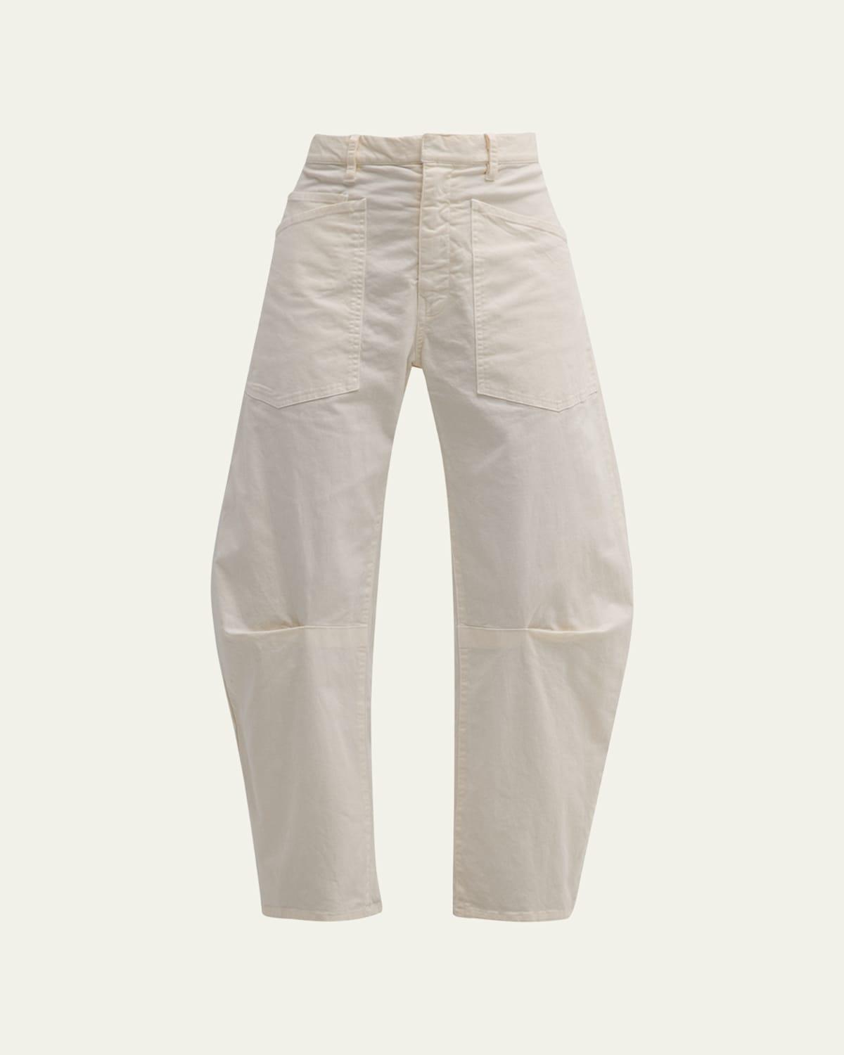 Nili Lotan Shon Twill Pants 0 Product Image