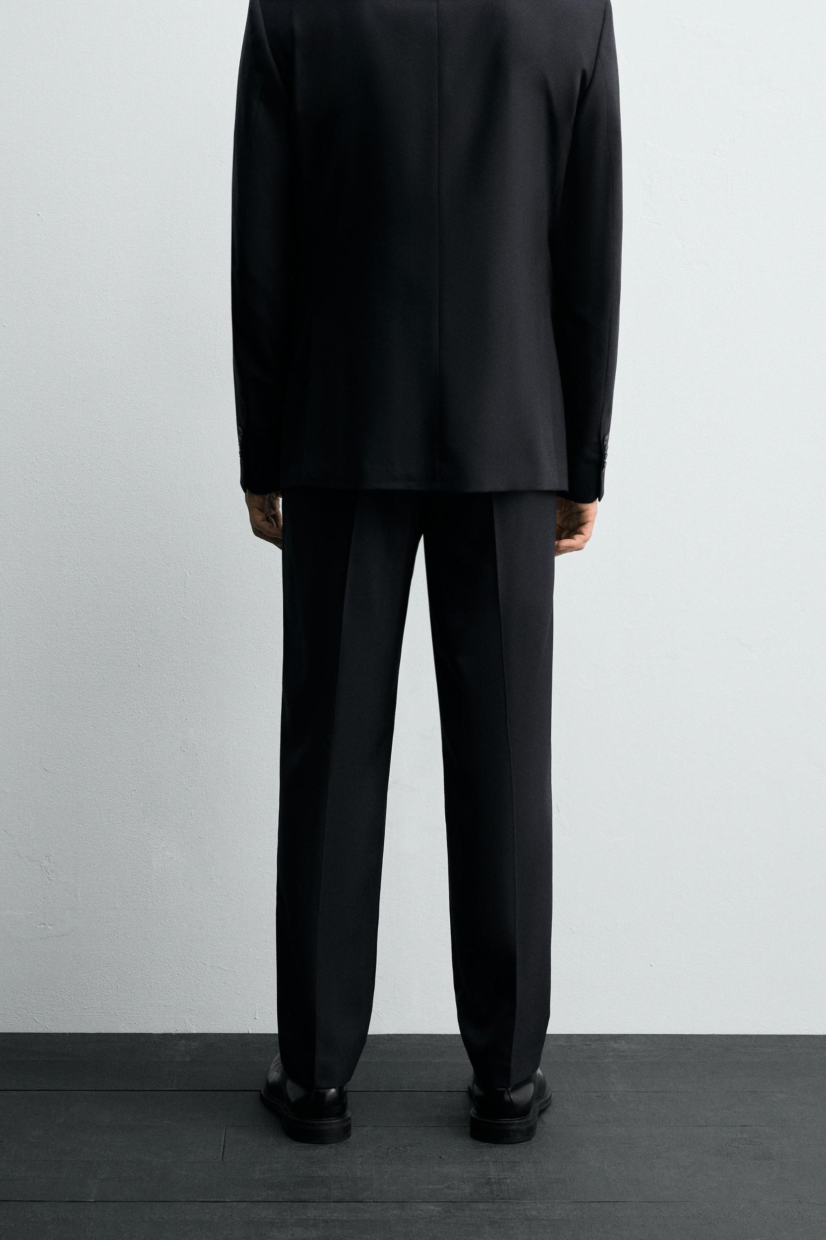 HERRINGBONE SUIT PANTS Product Image
