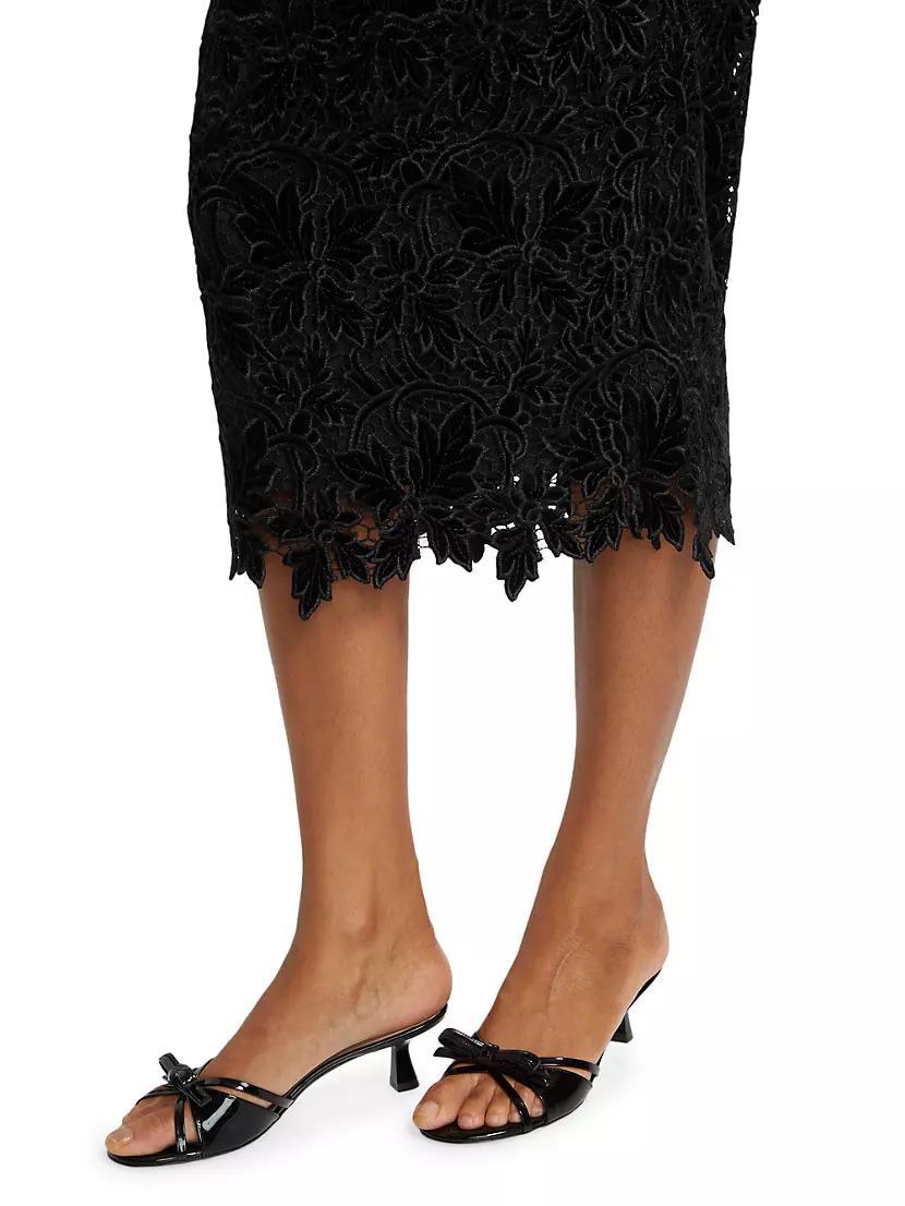 Sienna Floral Lace Midi-Skirt Product Image