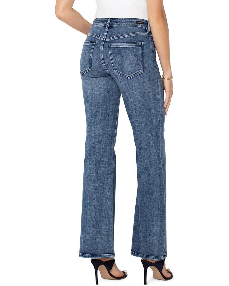 Hannah with Welt Pockets and Front Seam Detail Eco Stretch Denim in Mount Dora Product Image