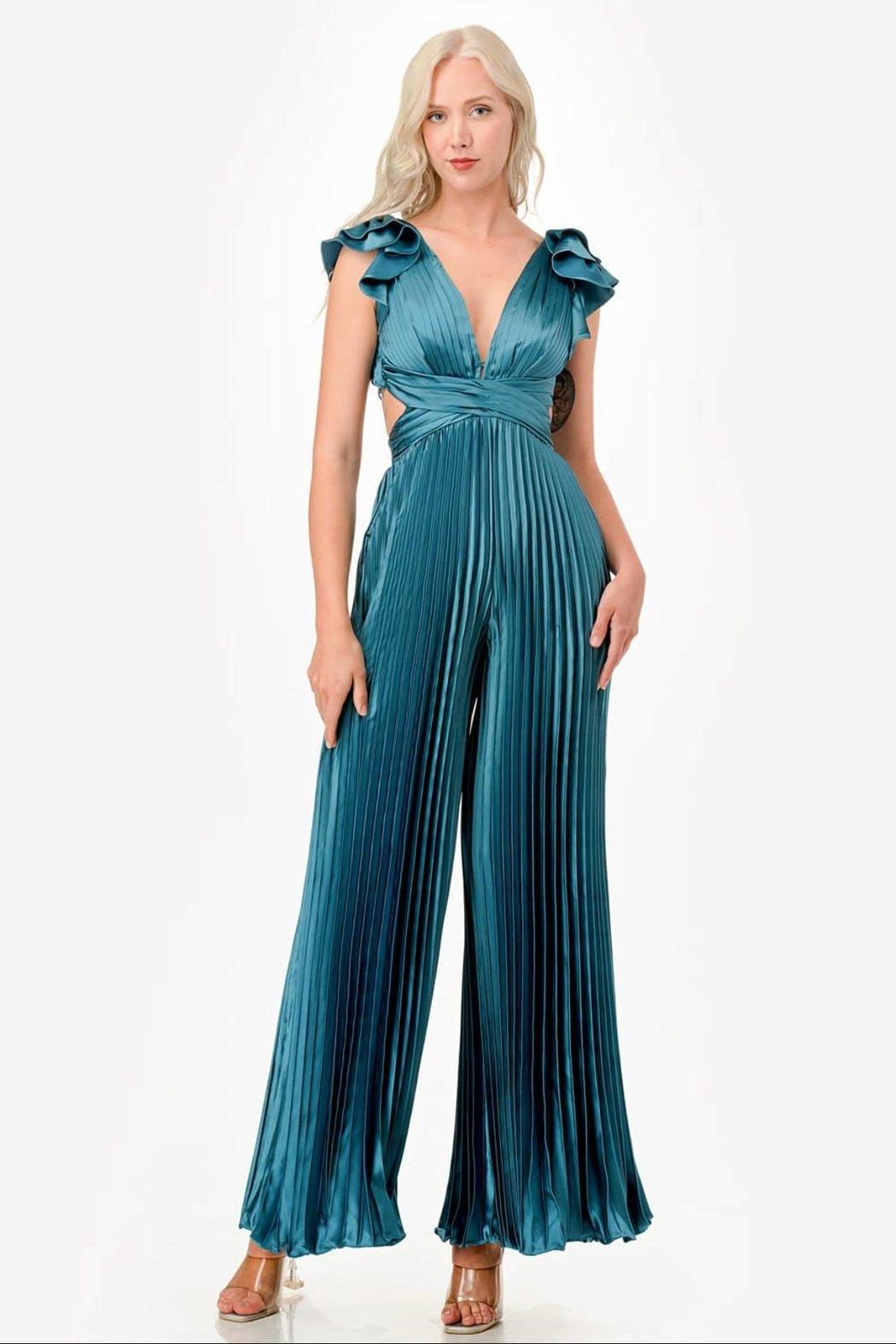 Pleated Jumpsuit Product Image