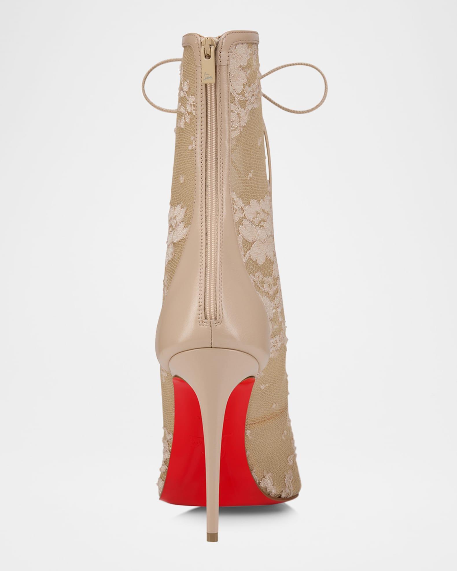 KM Lace Red-Sole Booties Product Image