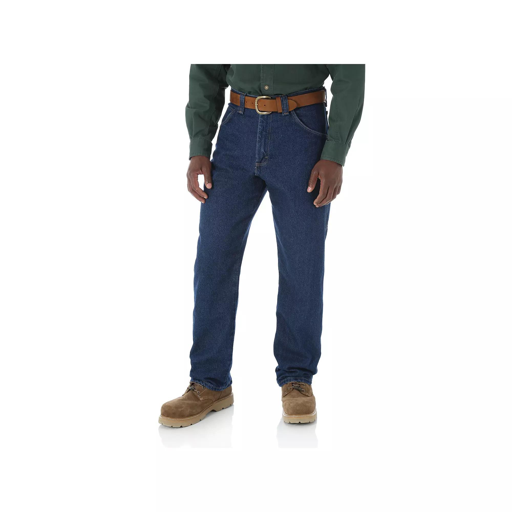 Men's Wranger RIGGS Carpenter Pant, Size: 40X30, Antique Blue Product Image