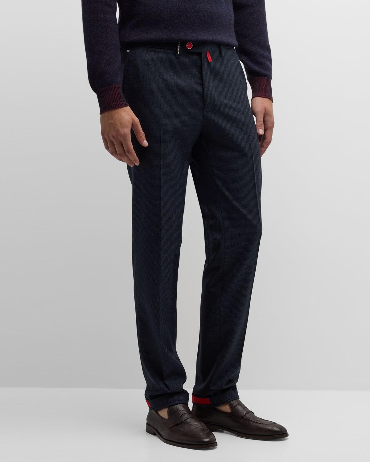Men's Wool Houndstooth Pants Product Image