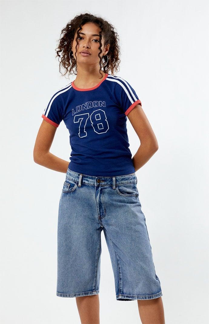 Golden Hour Women's London Baby Ringer T-Shirt Product Image