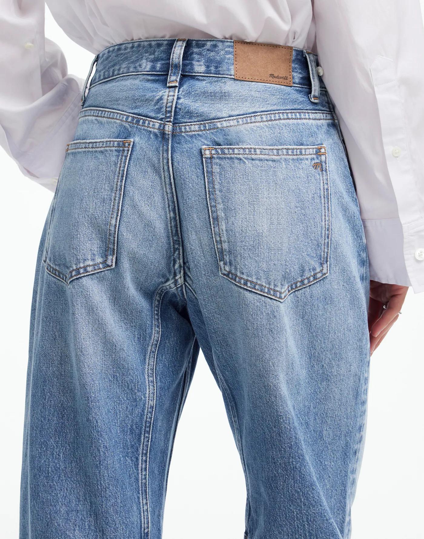 The Petite Darted Barrel-Leg Jean Product Image