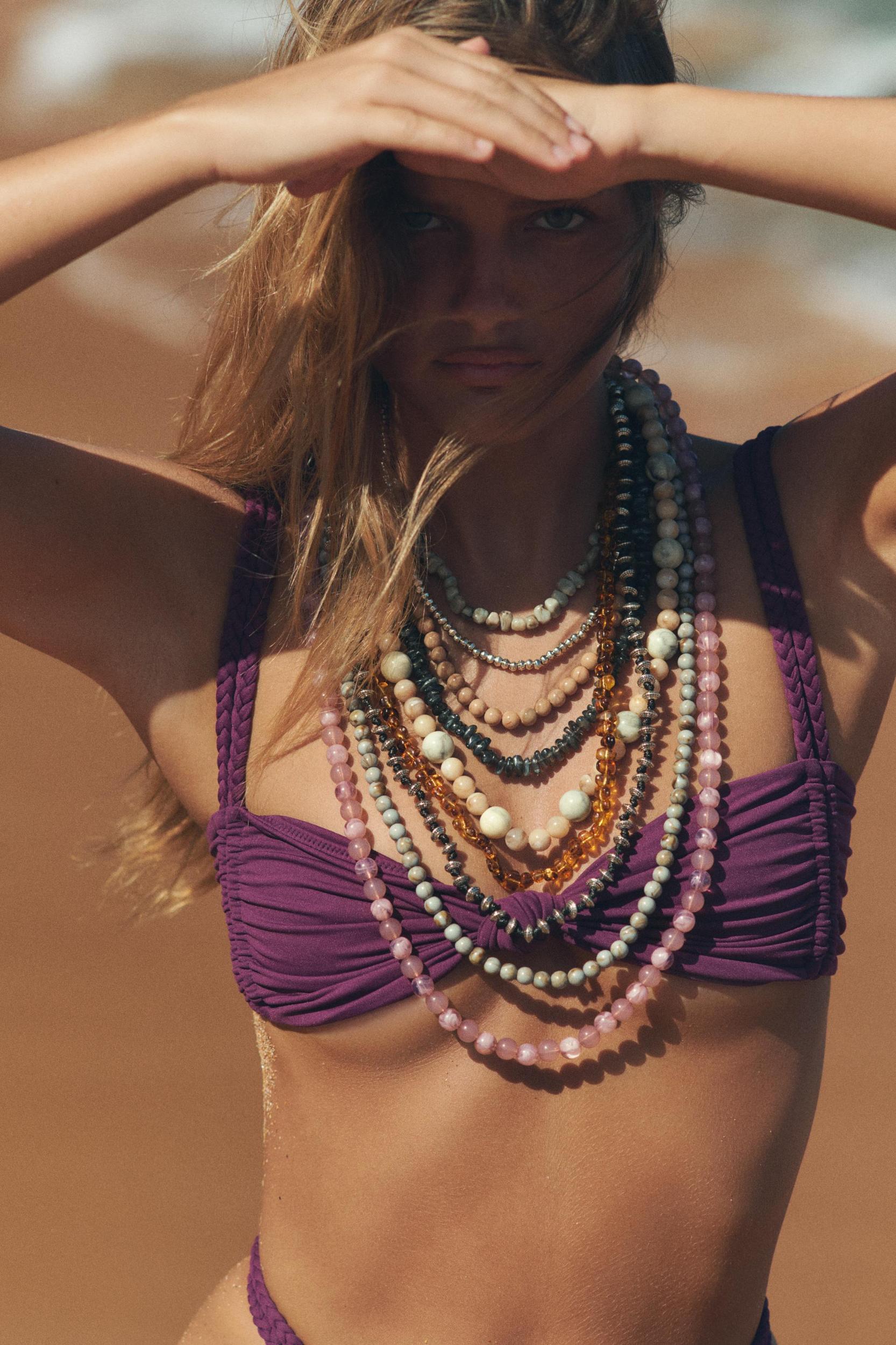 MUKTI-STRAND BEAD NECKLACE Product Image