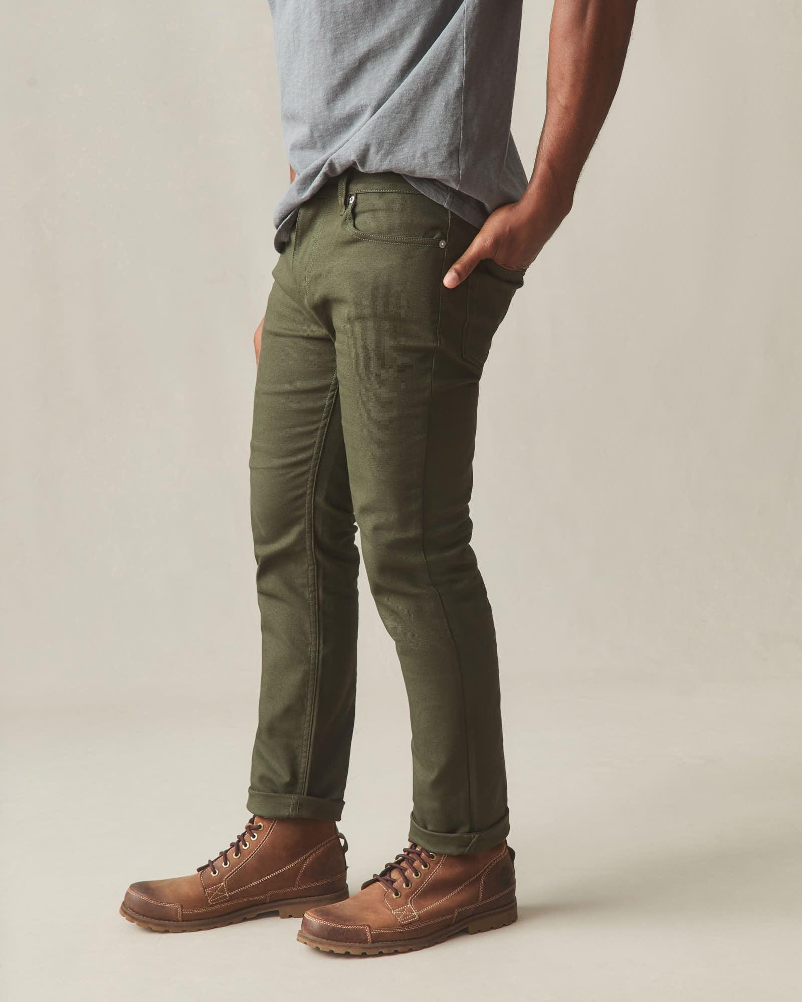 Men's Roughneck Pant Straight - Deep Olive Product Image