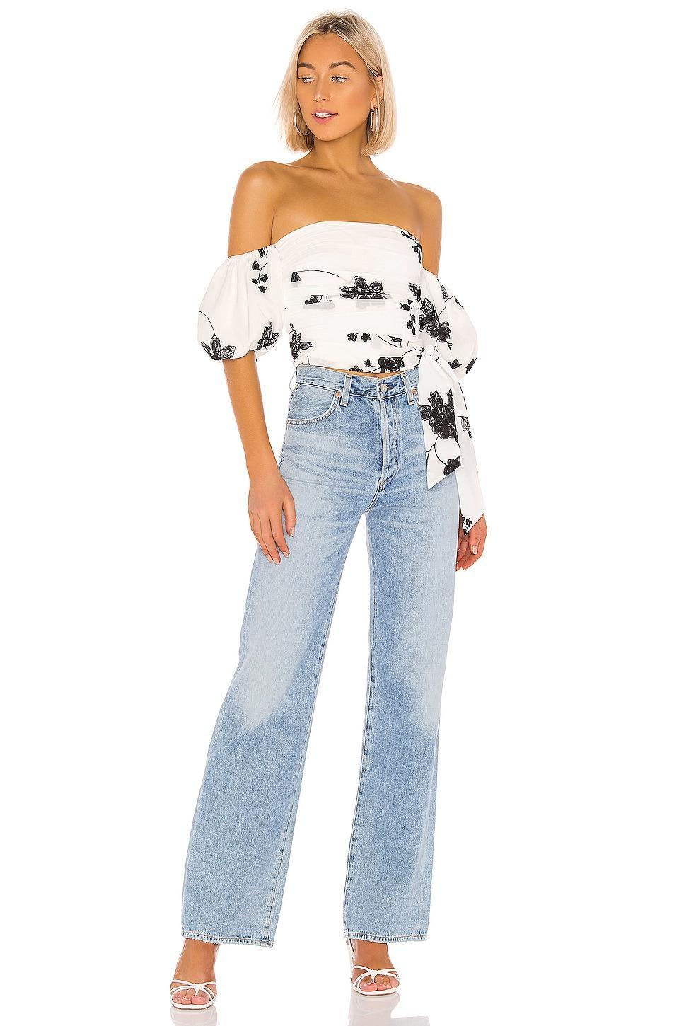 x REVOLVE Leya Embroidered Top House of Harlow 1960 Product Image