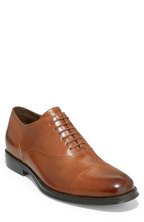 Cole Haan Mens Modern Classics Cap Toe Oxford Shoes - Brown Size 8 Product Image
