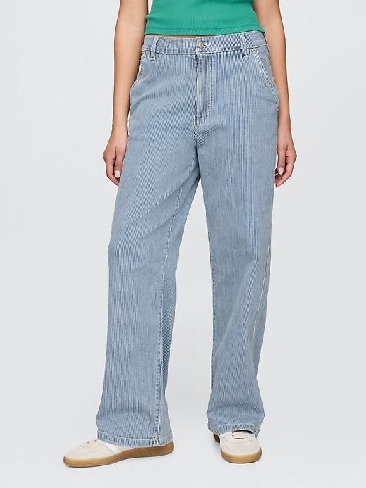 Mid Rise Corduroy '90s Loose Cargo Pants Product Image