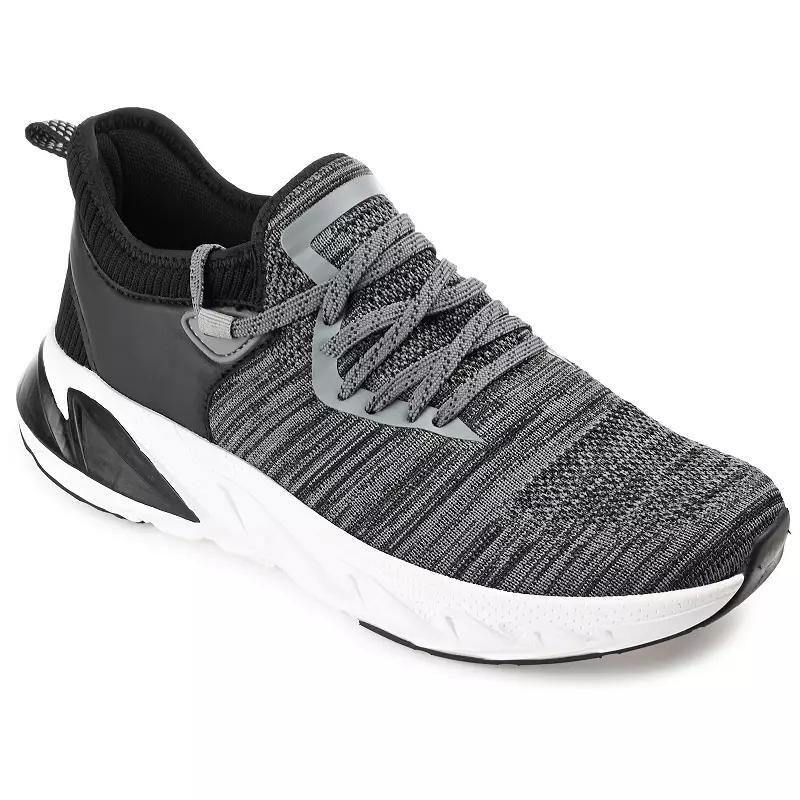 VANCE Gibbs Knit Men's Athleisure Sneakers, Size: 12, Gray Product Image