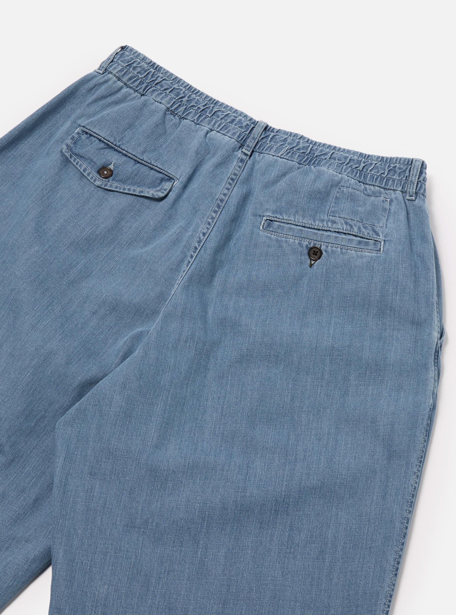 Washed Indigo 8oz Organic Denim Oxford Pant Product Image