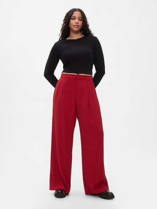 365 High Rise Pleated Trousers Product Image