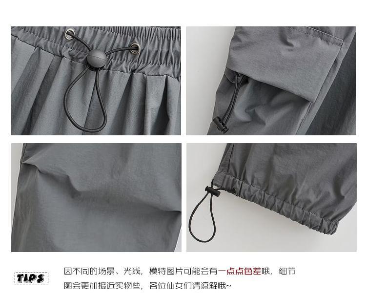 Outdoor Wide-Leg Cargo Jogger Pants in 5 Colors Product Image