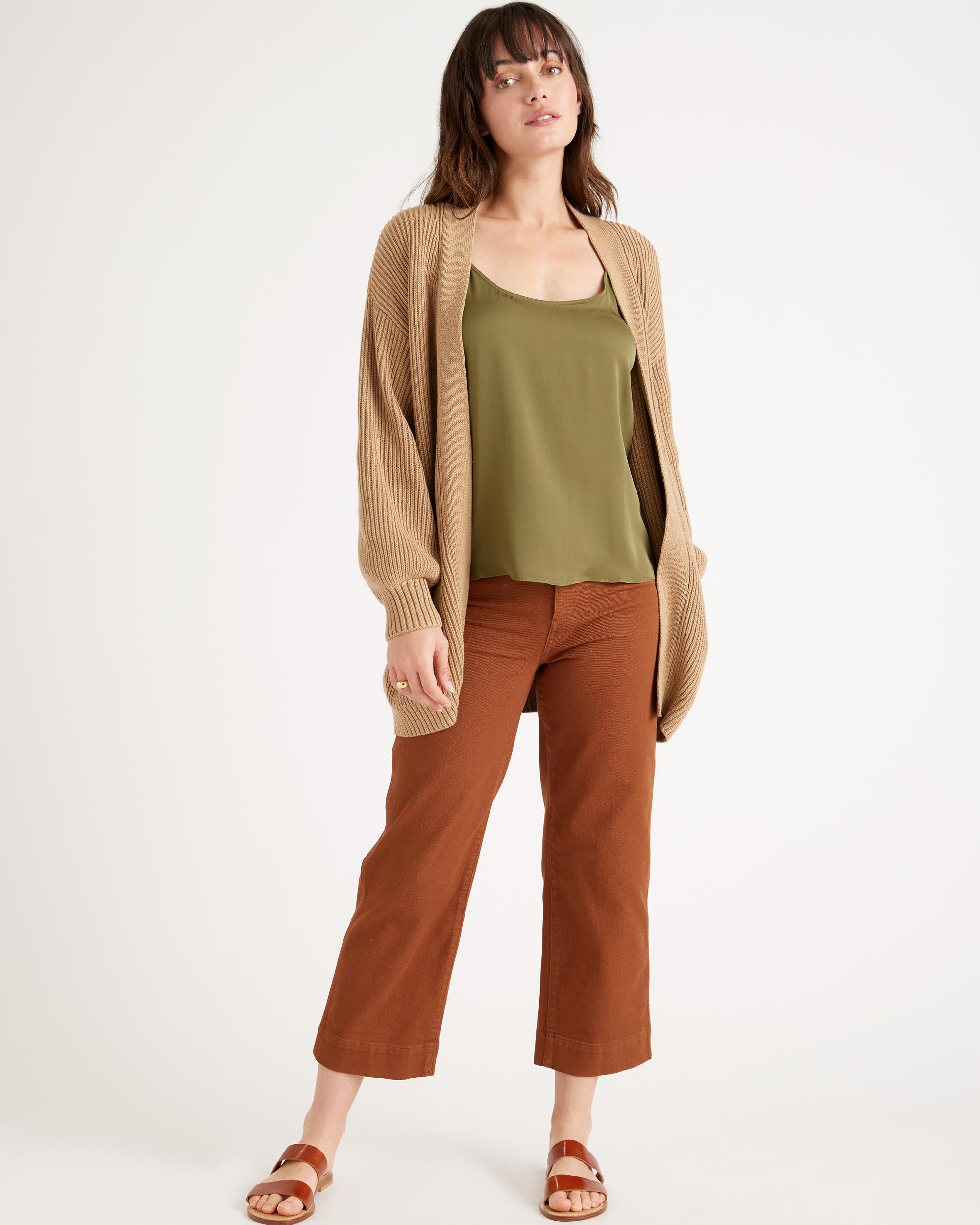 Quince | Women's OverSized Cardigan Sweater Size XS, Organic Cotton Product Image